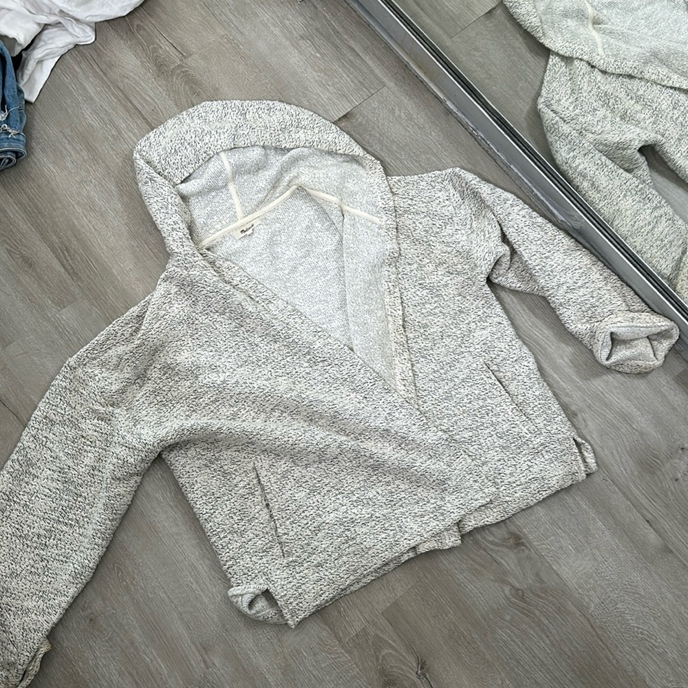 Madewell size L hooded cardigan